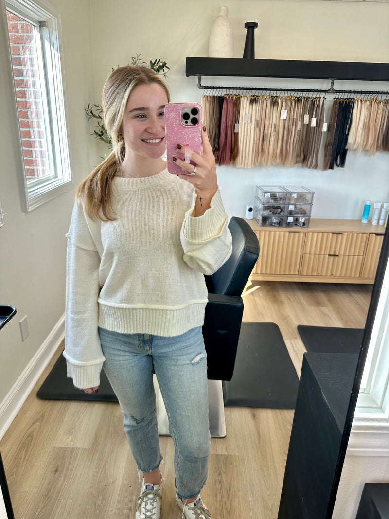 Colder Days Ahead | Comfy Long Sleeve Sweater
