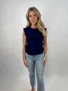 HAPPINESS HERE | DETAILED SLEEVE TOP