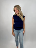 HAPPINESS HERE | DETAILED SLEEVE TOP