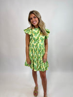 BLOOMS OF LOVE | FLUTTER SLEEVE DRESS