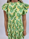BLOOMS OF LOVE | FLUTTER SLEEVE DRESS