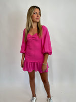 SPRINKLE OF SASS | SMOCKED MINI DRESS