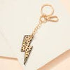 THUNDER BOLT CALF HAIR KEY CHAIN