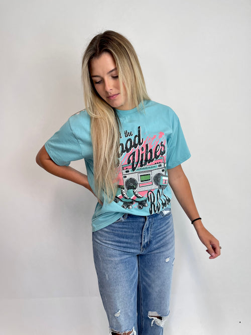 LET THE GOOD VIBES ROLL | GRAPHIC TEE