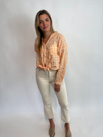 SUNNY DESTINATION | FRONT TIE BLOUSE