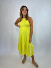 CRUSHING IT | SMOCKED HALTER MAXI DRESS