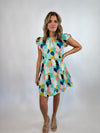 CLEVER MOMENT | MULTICOLOR SPOTTED BABYDOLL DRESS