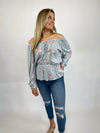 HOURS TO GO | FLORAL TIE BLOUSE