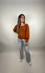 COZY TOWN | PUFF SLEEVE SWEATER