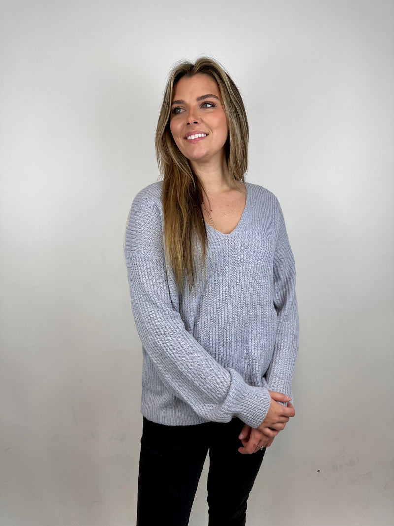 UPSTATE COZY | RIBBED KNIT SWEATER
