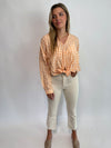 SUNNY DESTINATION | FRONT TIE BLOUSE