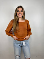 COZY TOWN | PUFF SLEEVE SWEATER